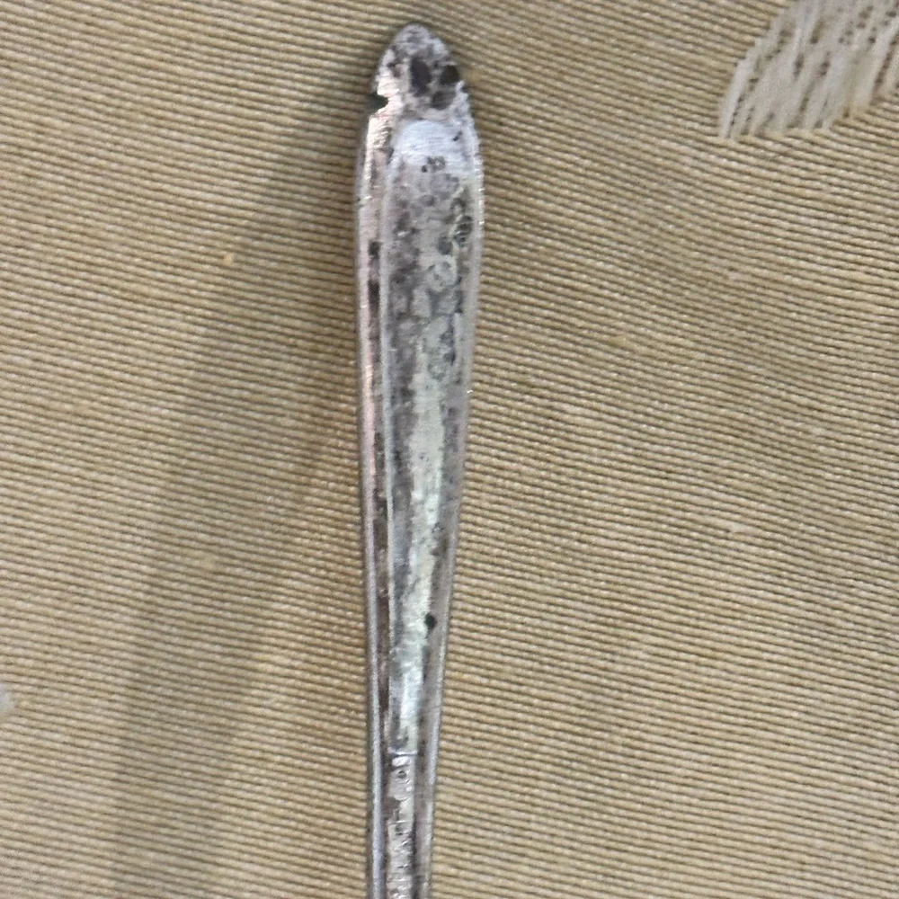 Vintage Meriden Silverplate Co. 1960 First Lady Sugar Sifter Spoon.